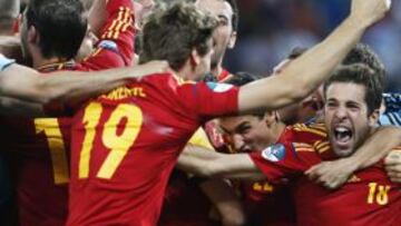 España celebra su triunfo, ya está en la historia.