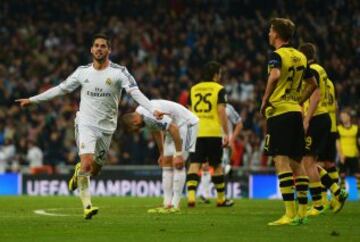 Isco celebra el 2-0.