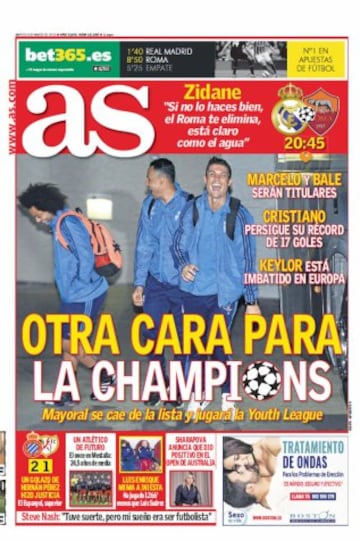 Portadas de la prensa mundial