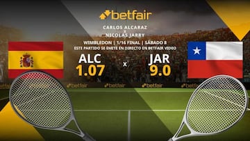 Carlos Alcaraz vs. Nicolás Jarry: horario, TV, estadísticas y pronósticos de Wimbledon 2023