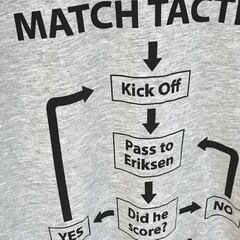 Dinamarca graba su táctica del Mundial en camisetas