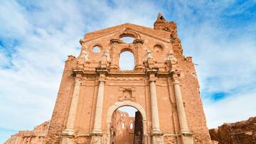 El Pueblo Viejo de Belchite, una zona con mucha historia.
