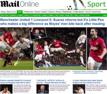 Portadas de la prensa extranjera