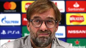 Soccer Football - Champions League - Liverpool Press Conference - Anfield, Liverpool, Britain - November 4, 2019 Liverpool manager Juergen Klopp during the press conference Action Images via Reuters/Lee Smith