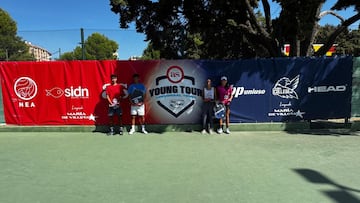 José María Rodríguez y Carla Sofía Frutos se imponen en el AS Young Tour Club Nazaret.