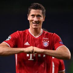Robert Lewandowski, máximo goleador de la Champions League 2019/2020