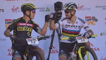 Nino Schurter no podrá revalidar su título en la Cape Epic