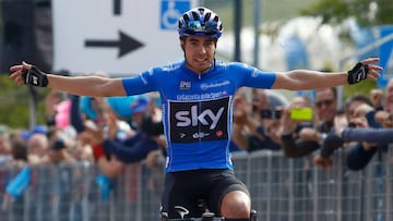 Landa conquista Piancavallo y Dumoulin pierde la maglia rosa