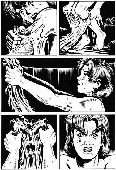 Agujero Negro, el cómic capaz de transmitir enfermedades