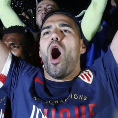 Mónaco y Falcao celebran: ¡Campeones de Francia!