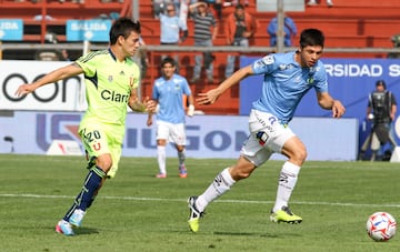 El paraguayo brilló con O'Higgins, por lo que la U y Colo Colo se enfrascaron en una dura disputa. Al final los azules pagaron  US$700 mil dólares por su pase.