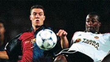 <B>NANO</B>. El Arsenal lo quiso en 1999, Núñez enloqueció, le puso 6.000 millones de pesetas de cláusula.