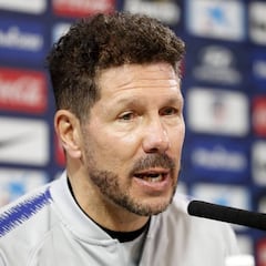 Simeone: "Morata nos abre un abanico en ataque, es un finalizador de área"