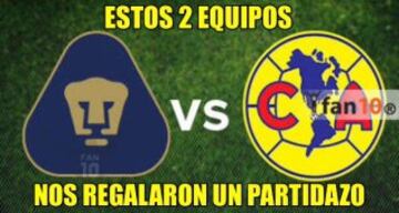 A reír un rato con los Memes del Pumas vs América