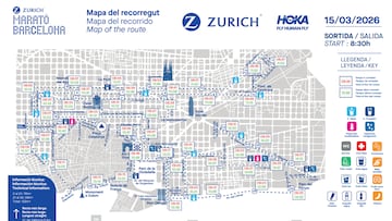 Maratón de Barcelona: recorrido, perfil, horarios y previsión meteorológica