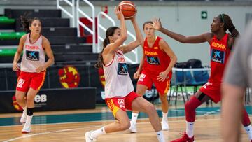 Entrenamiento de la Selección femenina.