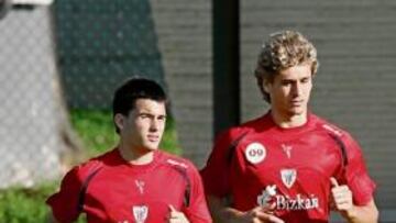 Ismael López durante un entrenamiento
