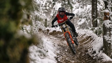 Sacha Brizin en el Bike Park de Pal Arinsal