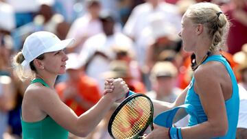 Bertens outlasts Halep in gruelling Cincinnati final