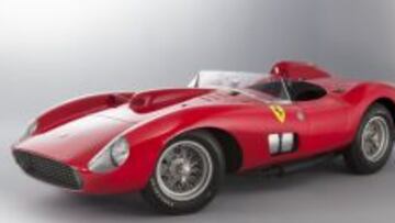El Ferrari 335 S Spider Scaglietti de 1957 que sale a subasta.