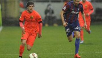 Sergi Roberto ante el Eibar