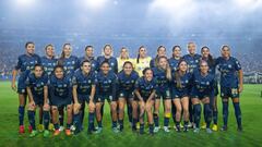 America team group during the game Tigres UANL vs America, corresponding second leg of great final the Torneo Apertura 2022 of the Liga BBVA MX Femenil at Universitario Stadium, on November 14, 2022.

<br><br>

Equipo de America durante el partido Tigres UANL vs America, correspondiente a la vuelta la gran final del Torneo Apertura 2022 de la Liga BBVA MX Femenil en el Estadio Universitario , el 14 de Noviembre de 2022.