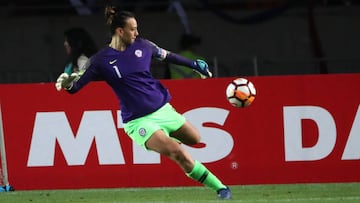 La jugadora de Chile Christiane Endler.