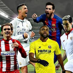 Posibles onces para la jornada 37 de la Liga Santander