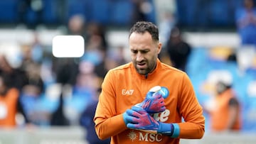 David Ospina, arquero colombiano del Napoli de Italia.