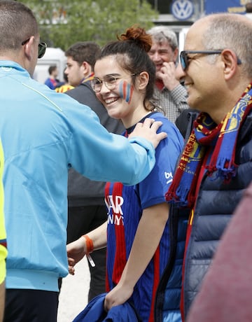 El ambiente previo de la final de Copa en las Fan Zones