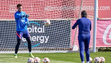 13/03/22 ENTRENAMIENTO DEL ATLETICO DE MADRID 
LECOMTE