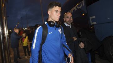 El futbolista del Málaga Juanpi Añor.