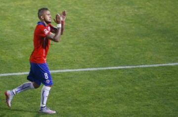 Arturo Vidal se ganó un lugar en el mediocampo del equipo ideal de Copa América. 