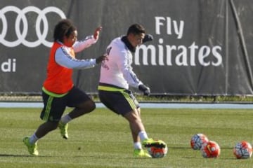 Cristiano Ronaldo y Marcelo.