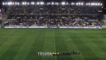 Vallecas, en un partido este año.