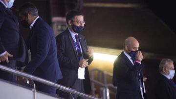 Bartomeu, en la final de la Champions de fútbol sala.
