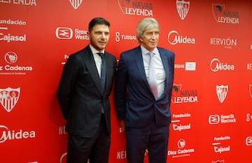 Joaquín Sánchez y Manuel Pellegrini. 
 