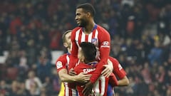 Lemar despertó al Atlético