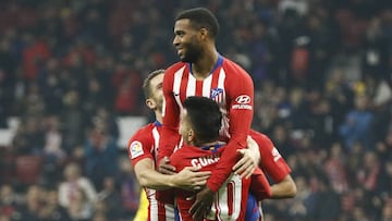 Lemar despertó al Atlético