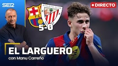 El Larguero, en directo: Manita del Barça al Athletic y la previa del derbi madrileño