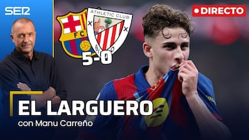 El Larguero, en directo: Manita del Barça al Athletic y la previa del derbi madrileño