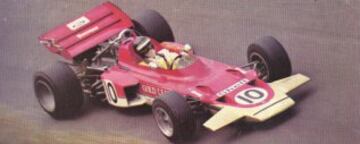 Jochen Rindt piloto austríaco de fórmula uno que falleció el 5 de septiembre de 1970 en el Gran Premio de Italia durante la prueba de Clasificación 