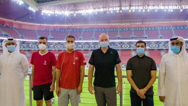 Emir of Qatar hosts Infantino during FIFA president’s World Cup tour