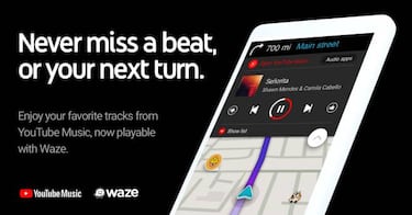 Waze ya te deja controlar YouTube Music mientras conduces