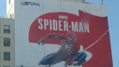 Así es el gigantesco mural del E3 de Spider-Man para PS4