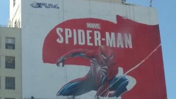Así es el gigantesco mural del E3 de Spider-Man para PS4