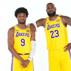 LeBron James, Bronny y las buenas vibraciones en los Lakers