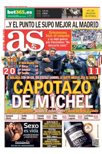 Las portadas de AS de abril