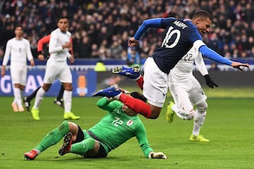 Lesión de Kylyan Mbappé.