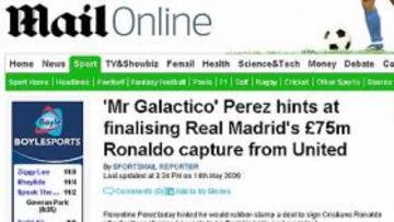 <strong>REPERCUSIÓN MUNDIAL.</strong> Todo el mundo del fútbol ha estado pendiente del anuncio del regreso de Florentino.